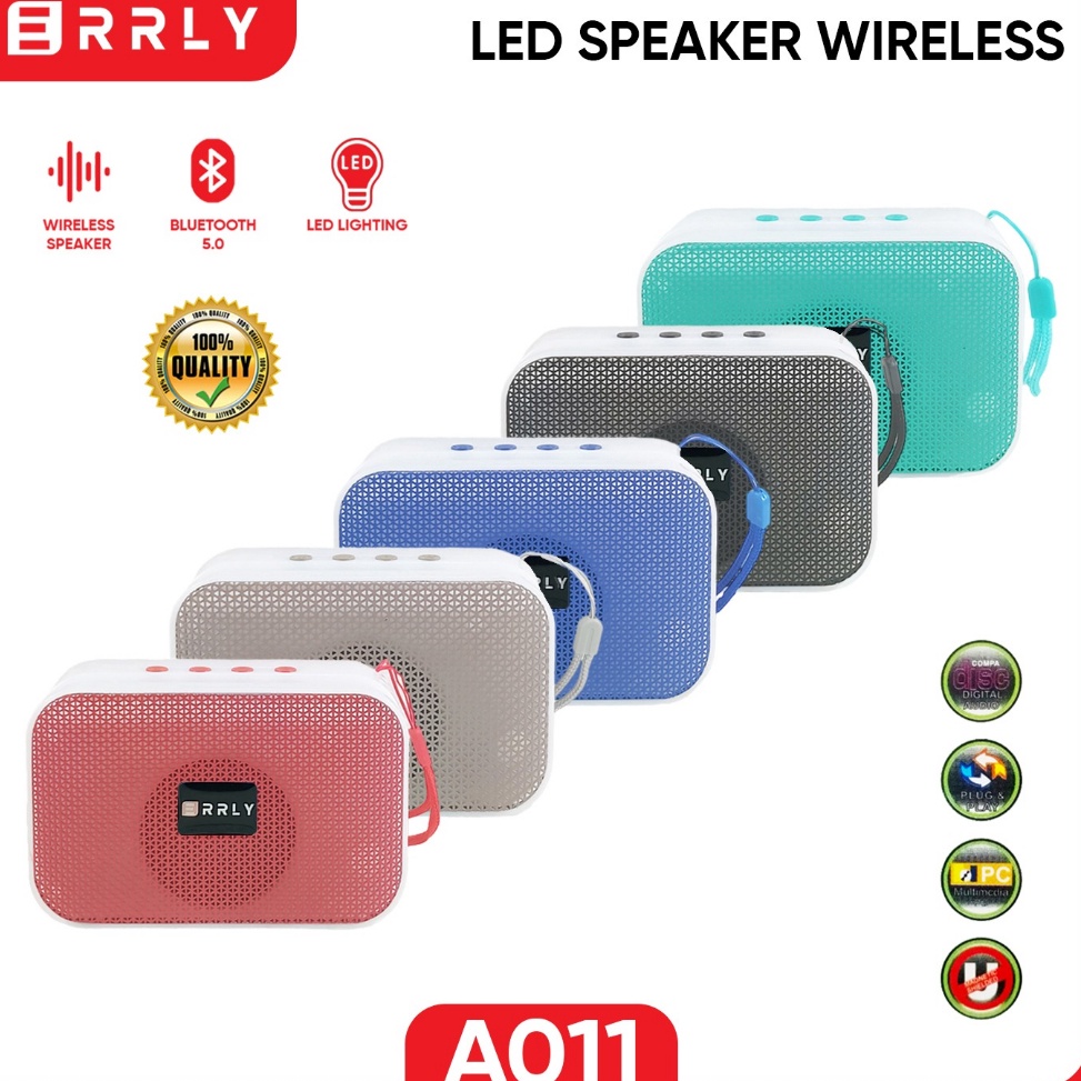 KODE Q28S News Speaker Bluetooth Wireless A11 Lampu Led RGB MegaBass With Stand HP Support TWS 2in1 