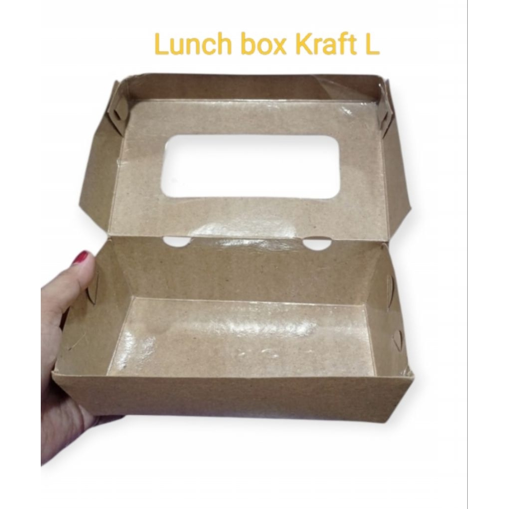 

Lunch box Kraft L isi 100 pcs