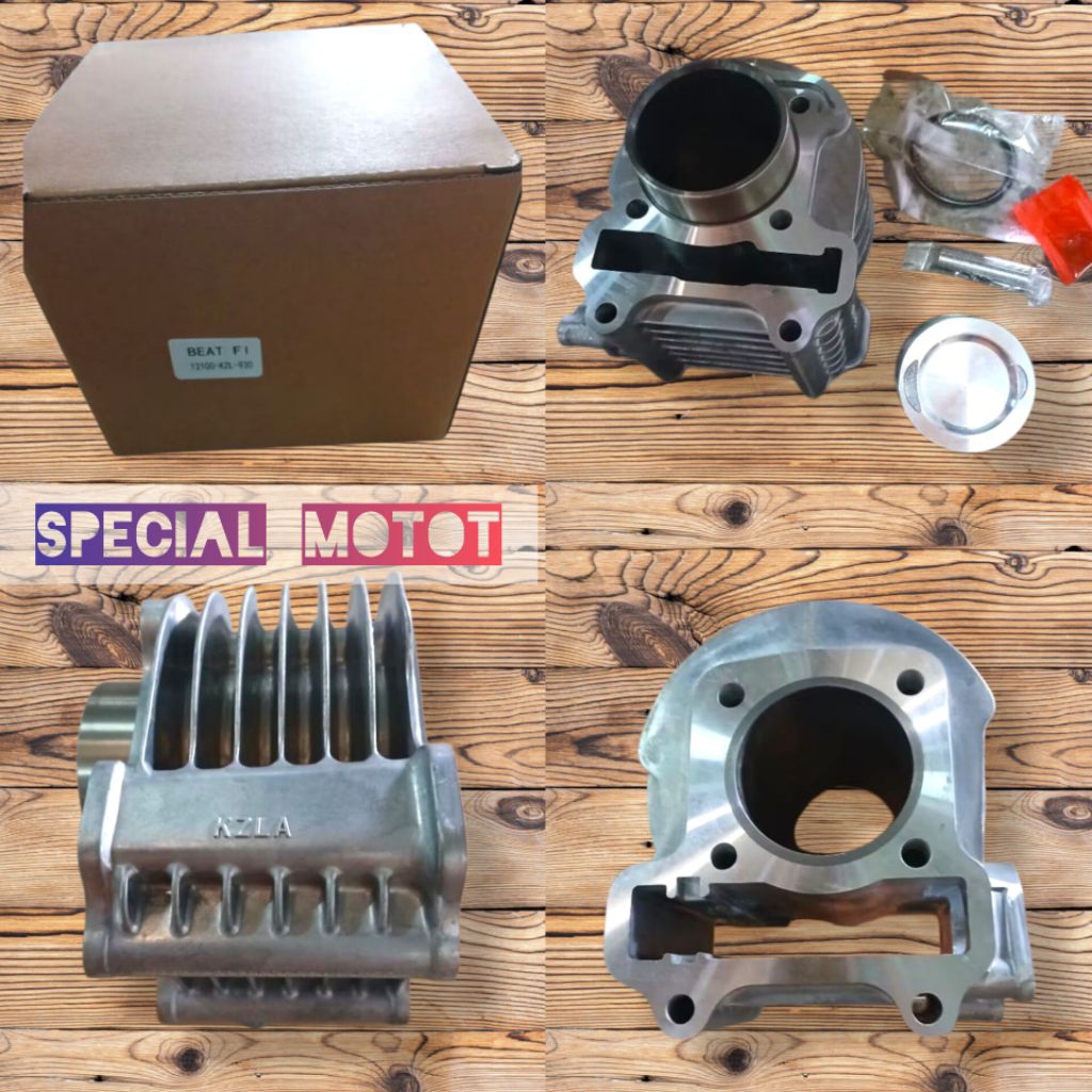 BLOK CYLINDER SEHER SET BORE UP BEAT FI SCOOPY FI VARIO 110 SPACY FI STATER KASAR BERGARANSI