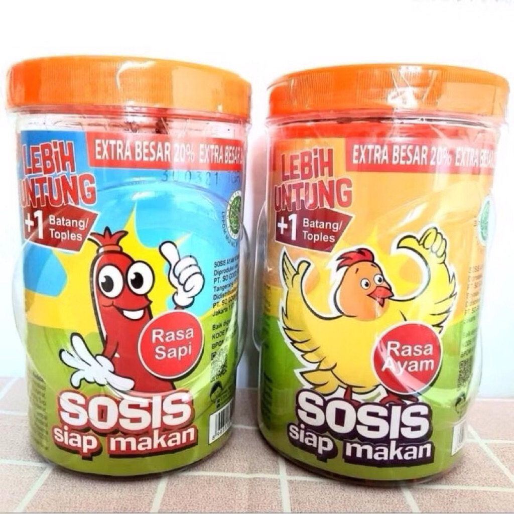 

Sosis So Nice siap makan 525 gr -isi 25pcs