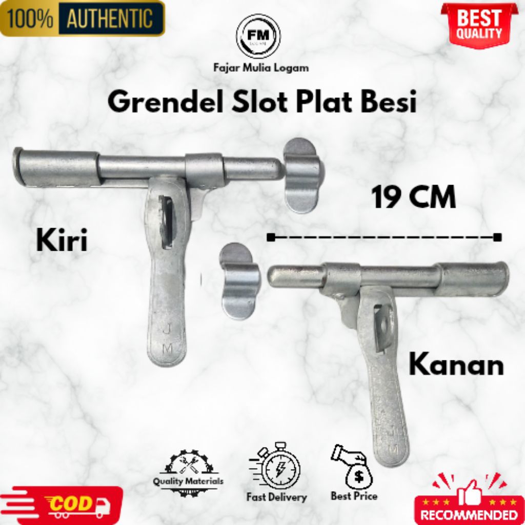 Slot Pintu Besi Kanan/Kiri | Kunci Pintu Kuat