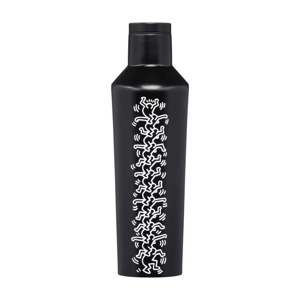 Tumbler Corkcicle Keith Haring Black Stacking People Canteen Stainless Steel 470ml Black Exclusive W
