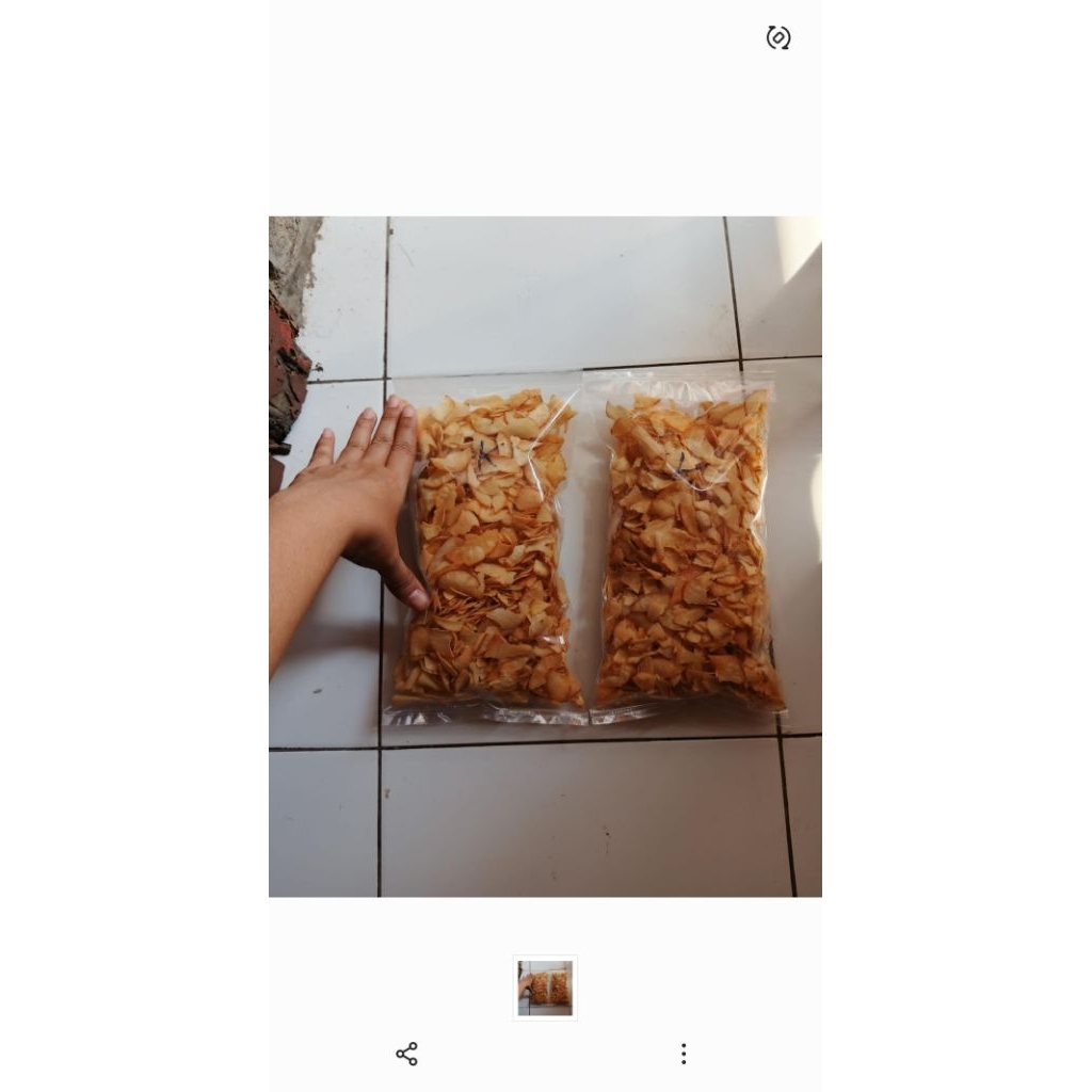 

Keripik singkong Varian Balado dan Keju