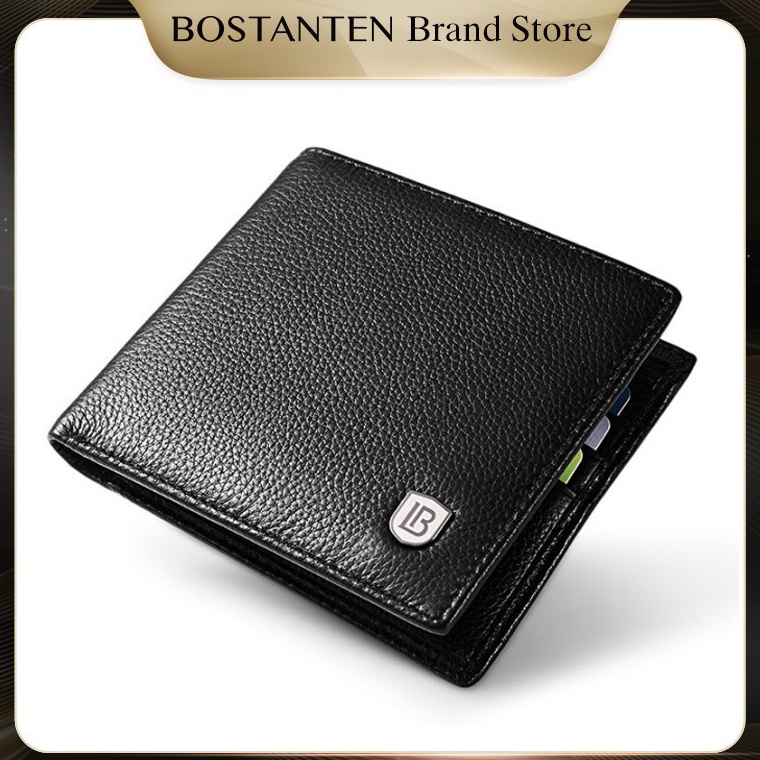 KODE Q88Q BOSTANTEN Dompet Pria Model Lipat Bahan Kulit PU HitamCoklat
