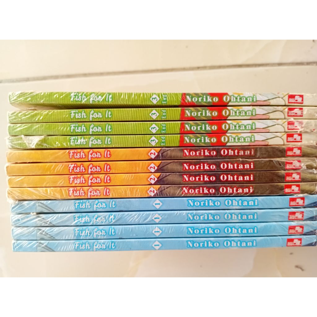 komik fish for it set tamat vol 1-3 kondisi segel n baru harga perset 75k