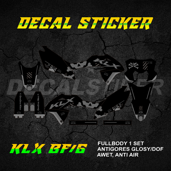 DECAL STIKER KLX 150 BF FULLBODY (009) DEKAL STICKER KLX G SE 2016 2017 2018 2019 2020 2021 2022 202