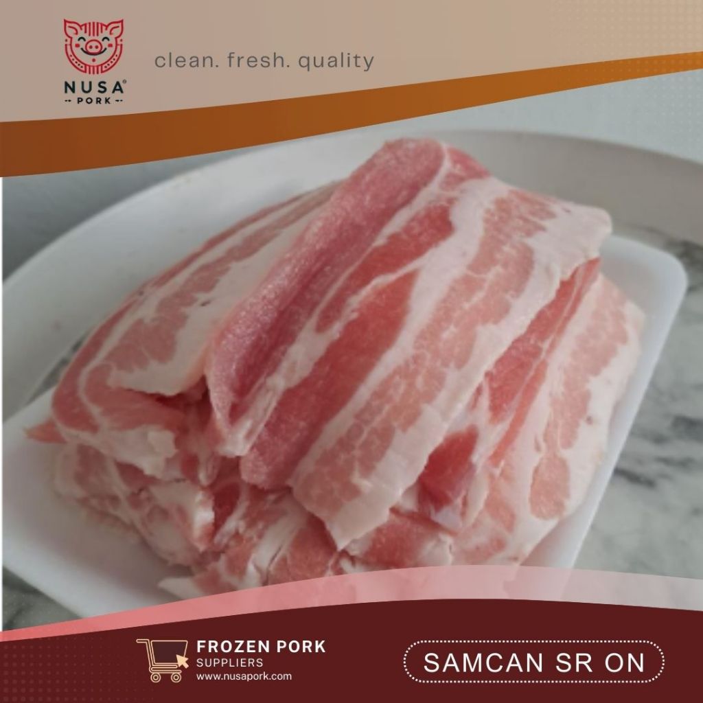 

Pork Slice – Samcan Premium 500gr (Belly On SR) | Nusa Pork
