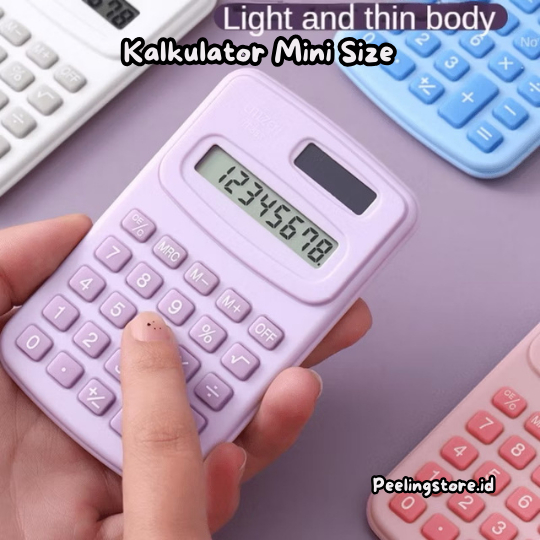 

KALKULATOR MINI 8 DIGIT BISA MASUK KANTONG SAKU / KALKULATOR MINI POCKET SIZED 8 DIGIT WARNA LUCU