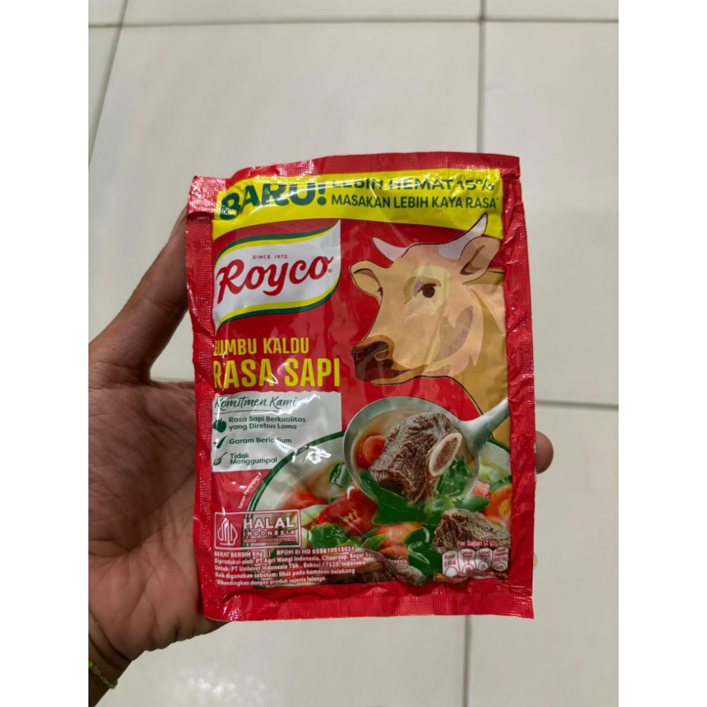 

Bumbu kaldu kemasan higenis