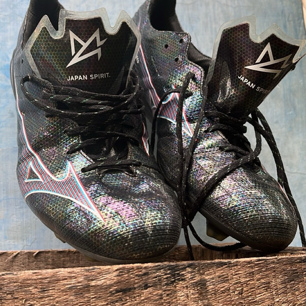 SEPATU BOLA MIZUNO ALPHA #100%Original Japan (No Hoax) #Pemakaian Singkat #NEGO TIPIS