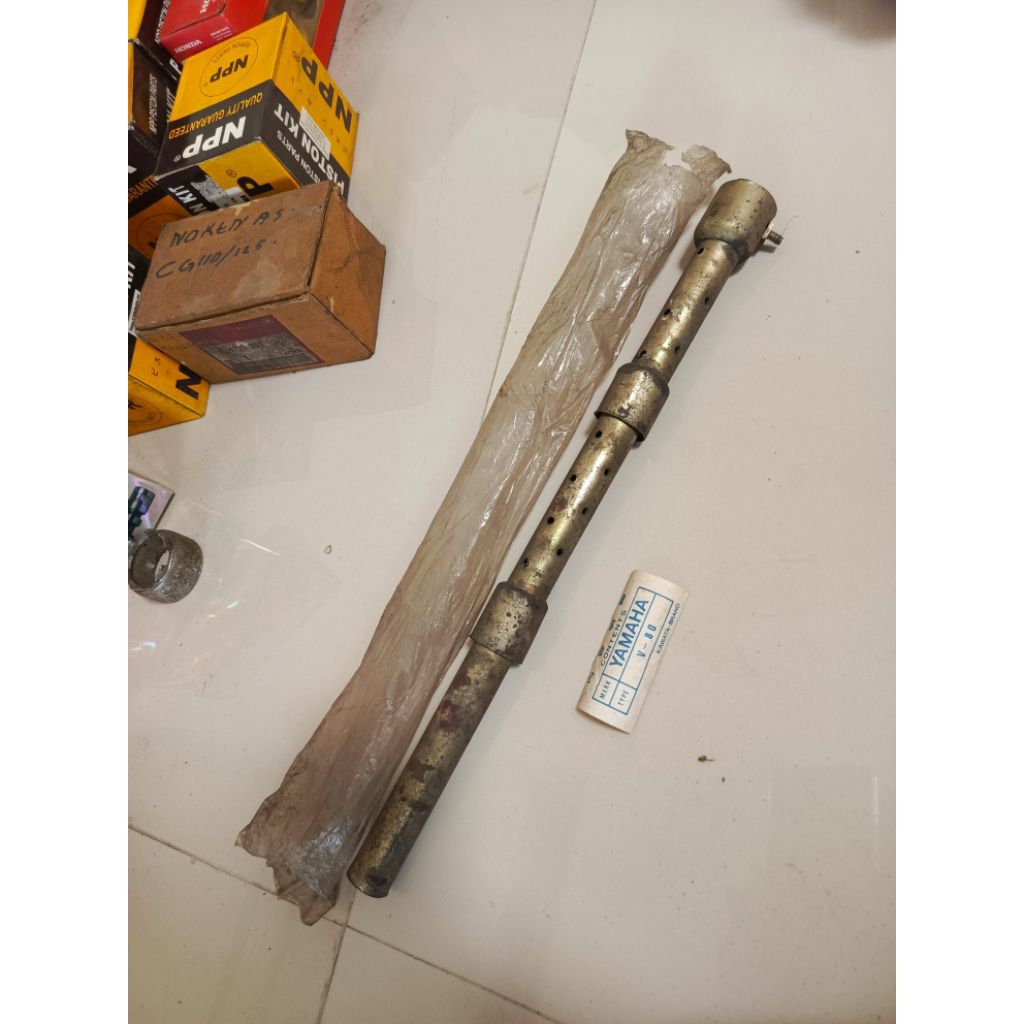 saringan sarangan knalpot yamaha v75 v80