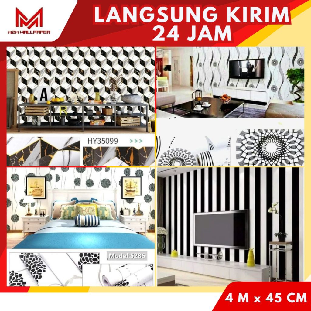 Wallpaper Dinding Aesthetic Wallpaper Dinding Hitam Putih Wallpaper Bata Putih Wallpaper Stiker Ruan