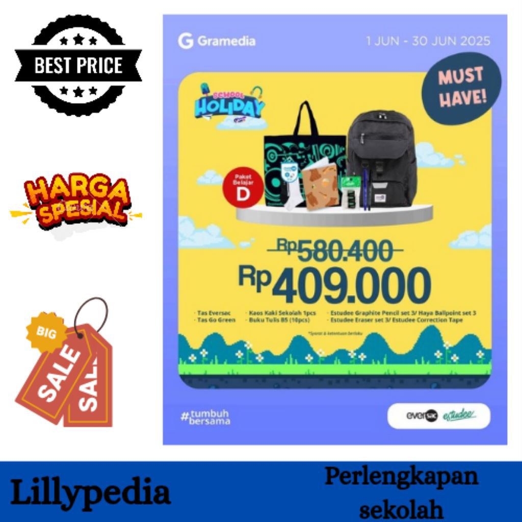 

Back To Schooll - Paket Belajar Kategori D