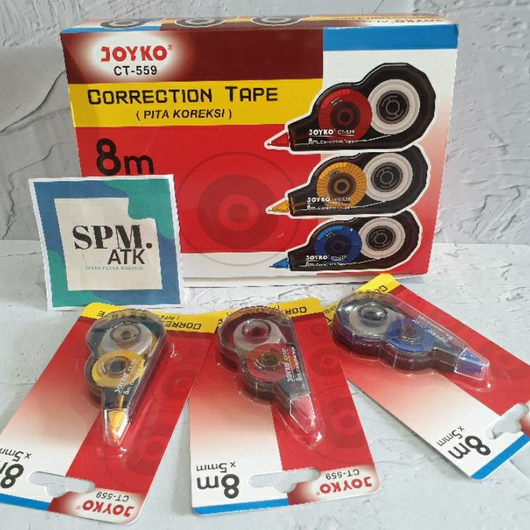 

12pcsTipex Roll Joyko CT559 8 meter KODE E9P4