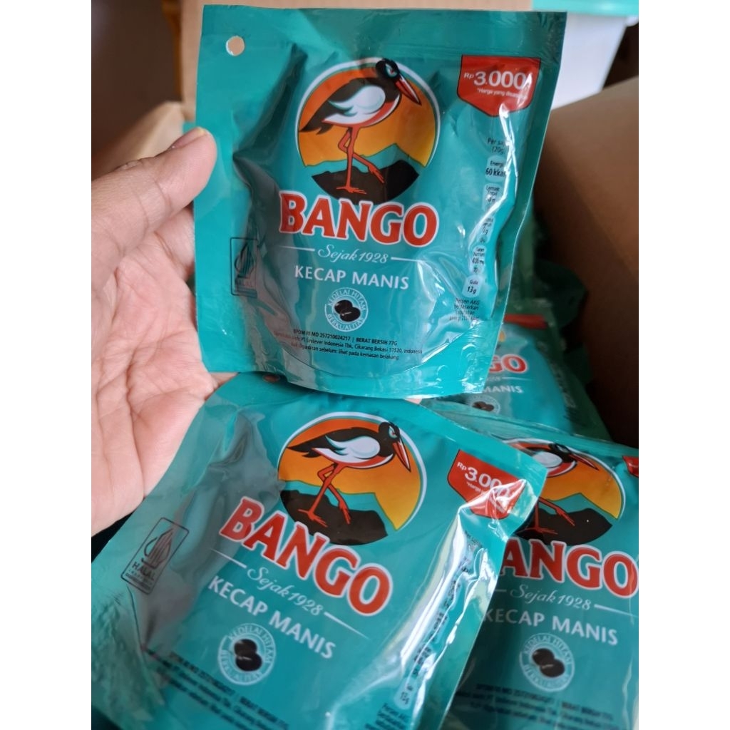 

1 PCS - Kecap Manis Bango 77 G ( Kemasan 3.000) / Kecap Bango Kecap Manis Murah