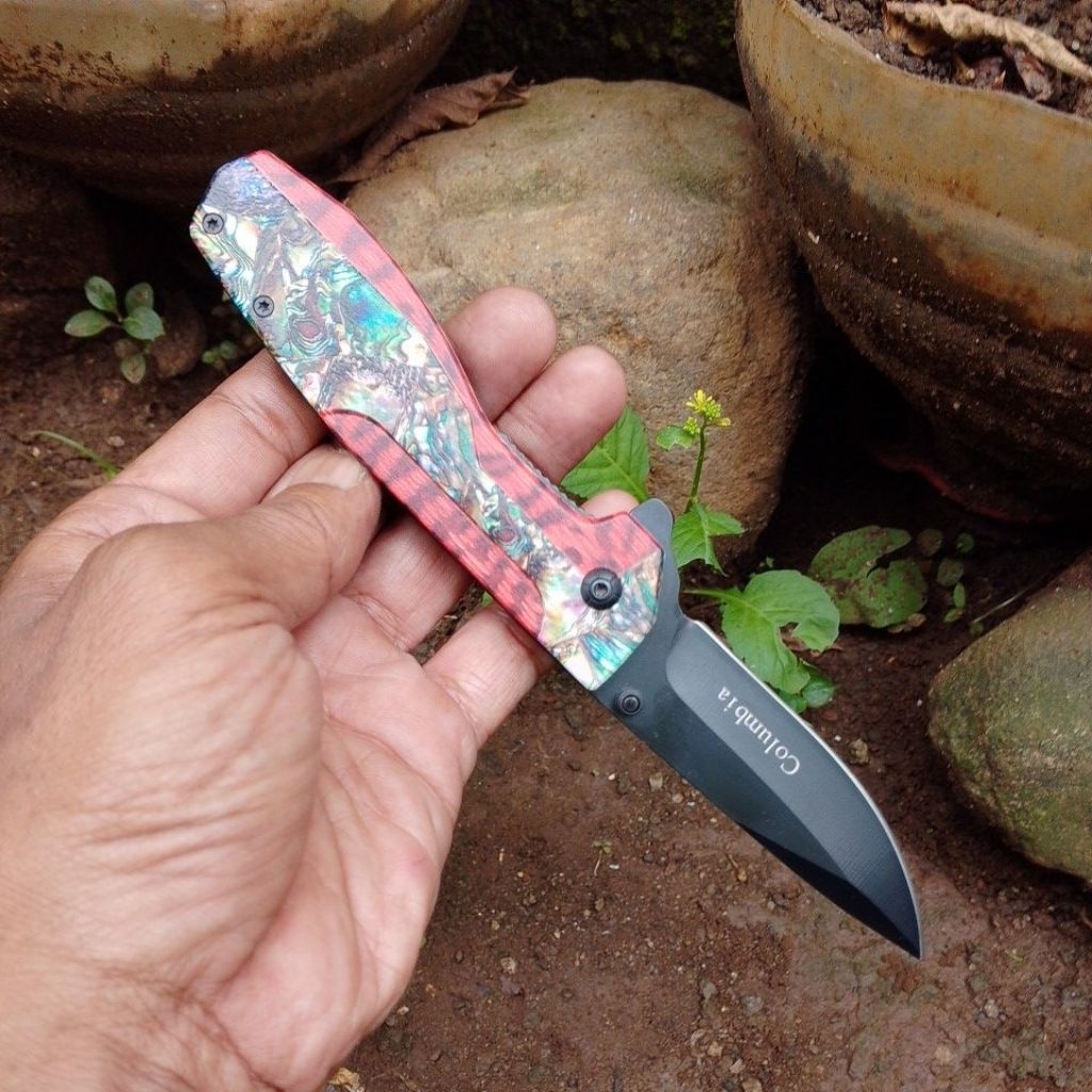 Pisau Camping Survival Lipat Columbia P1220