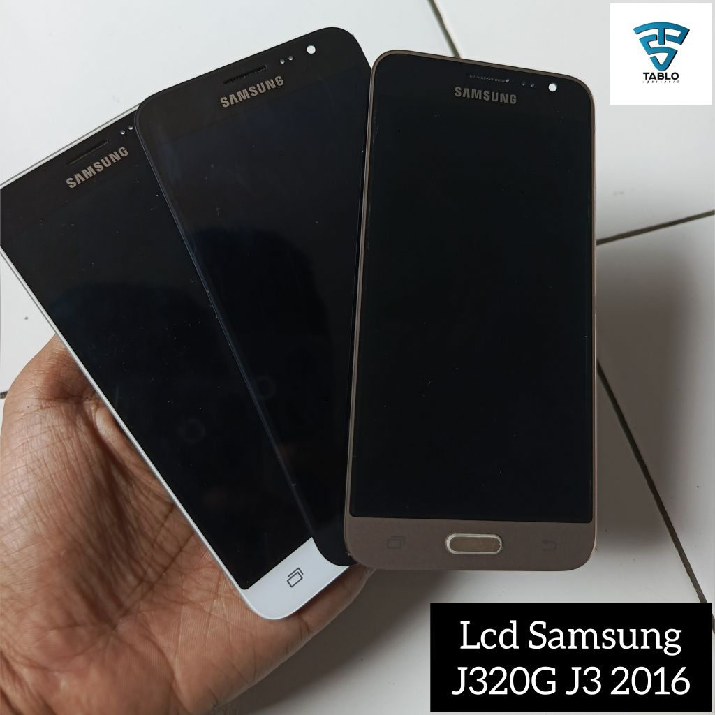 Lcd touchscreen frame Samsung J320 J3 2016 ori Copotan hp Oled Amoled