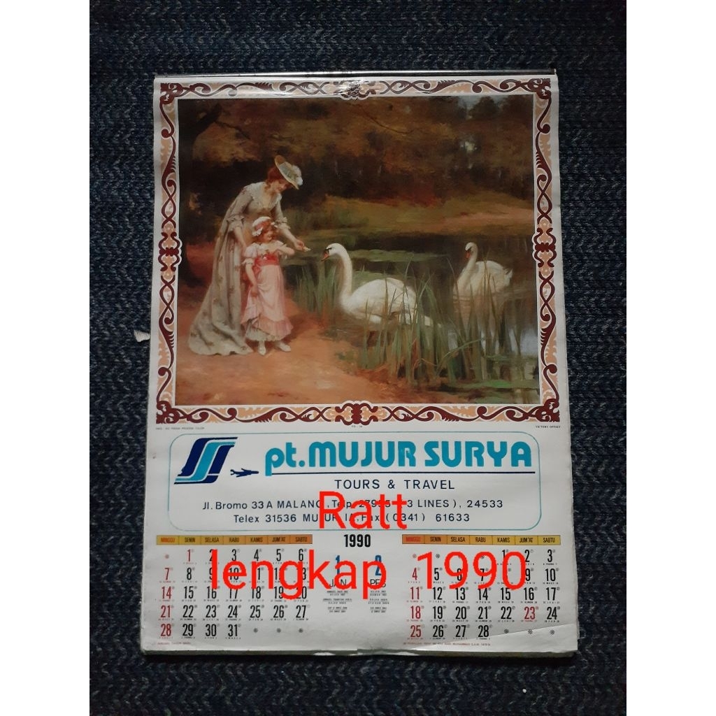 

Kalender thn. 1990 - Tema klasik