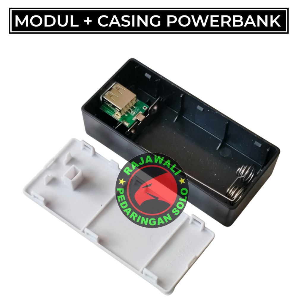 Casing Modul Powerbank 2 Baterai 18650 Rakitan Powerbank murah