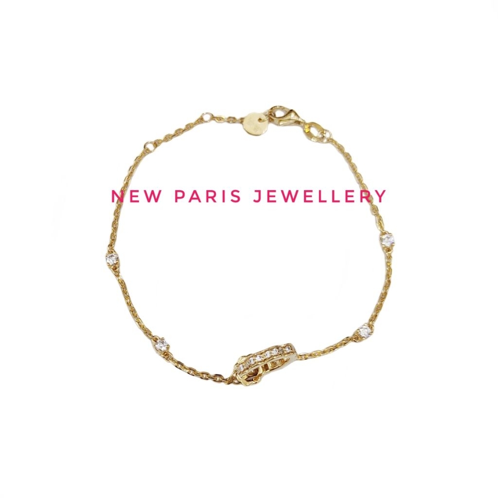 Gelang Hala Gold Bunga 8K