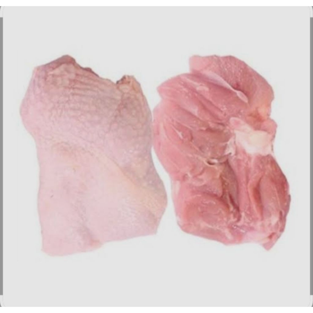 

daging ayam paha fillet /boneless timbang dengan kulit