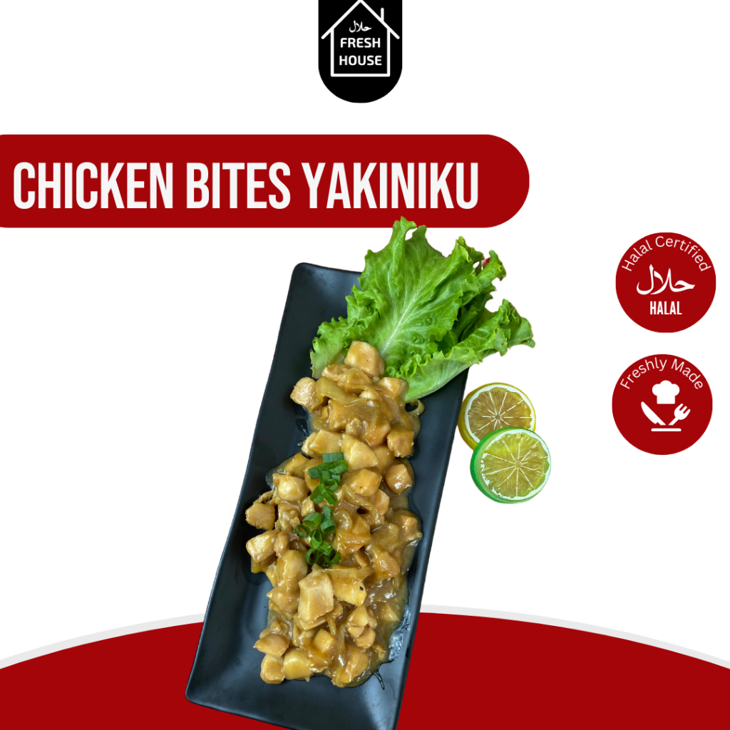 

CHICKEN BITES YAKINIKU / FILLET DADA AYAM MARINASI 500 GR