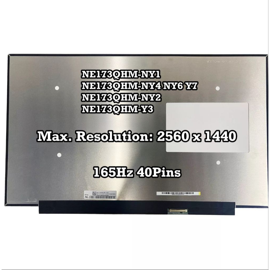 Layar LCD LED Razer Blade 17 RZ09-0423EEA3-R341 NE173QHM-NY2 17.3 QHD
