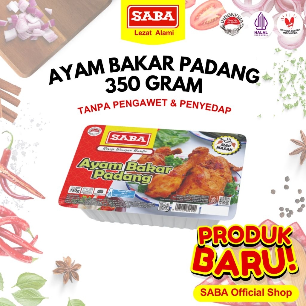 

SABA AYAM BAKAR PADANG 350GR