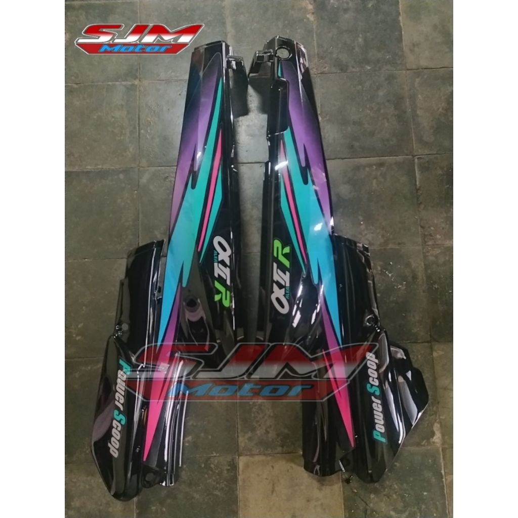 Cover body bodi samping kanan kiri yamaha alfa bodi kanan kiri alfa