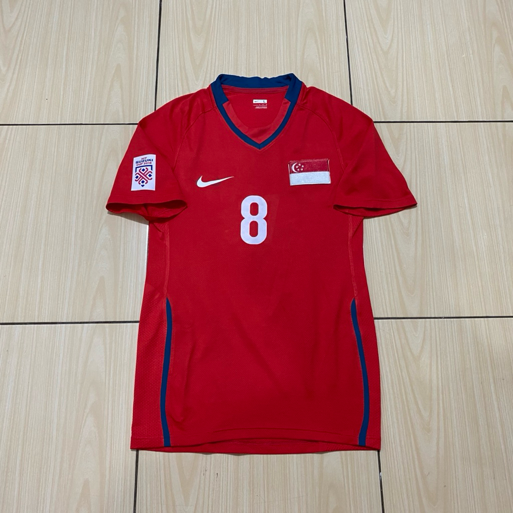 Jersey Singapura Home AFF Suzuki Cup 2008 Player Issue Original