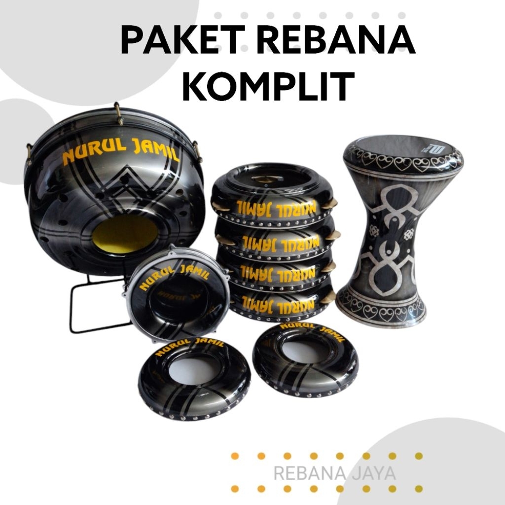Paket Rebana Hadroh Jepara Custom Nama