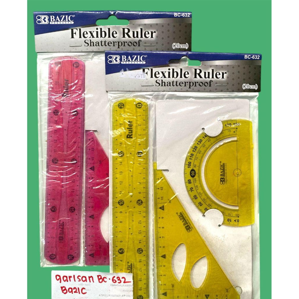 

(3PC) PENGGARIS BAZIC LENTUR ISI 3 BC-632/ GARISAN SEGITIGA LENTUR