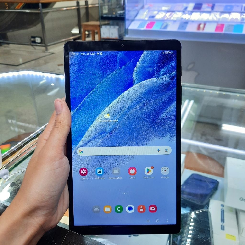 Samsung Tab A7 Lite 3/32 GB wifi Cell - Gray - Bekas Garansi Resmi SEIN - Second
