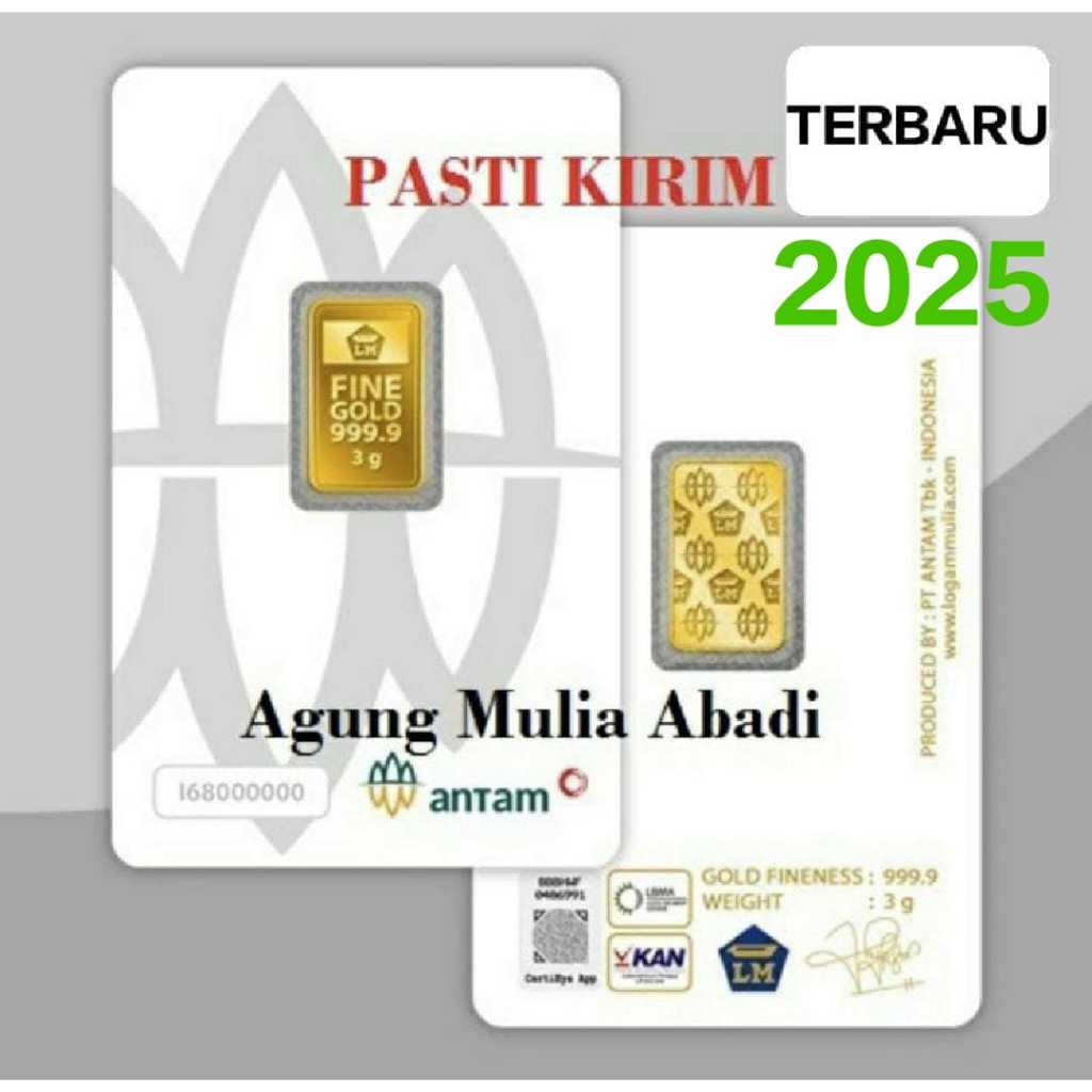 LOGAM MULIA EMAS ANTAM 3 GRAM