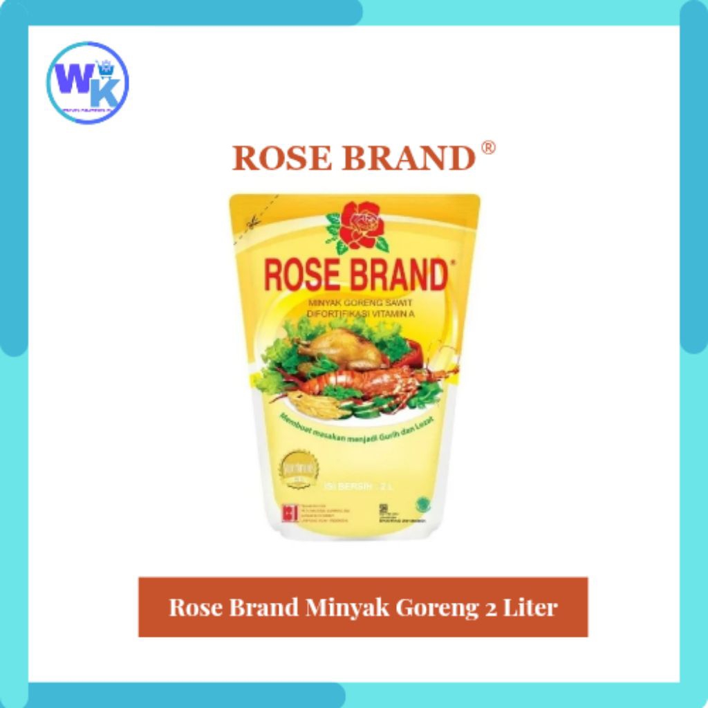 

Minyak Goreng Rose Brand 2 Liter – Minyak Sawit Jernih & Hemat untuk Masak Harian | Warung_Kelontong_Ku