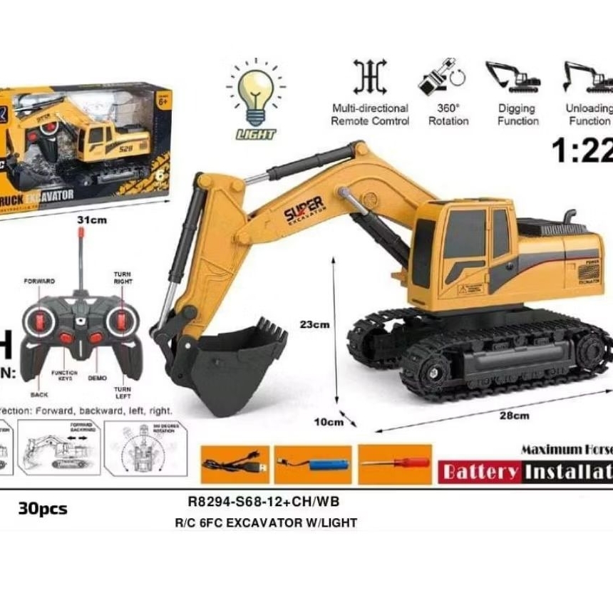 Mainan Mobil Remot Excavator bego truck terbaru/Rc bego S68-12