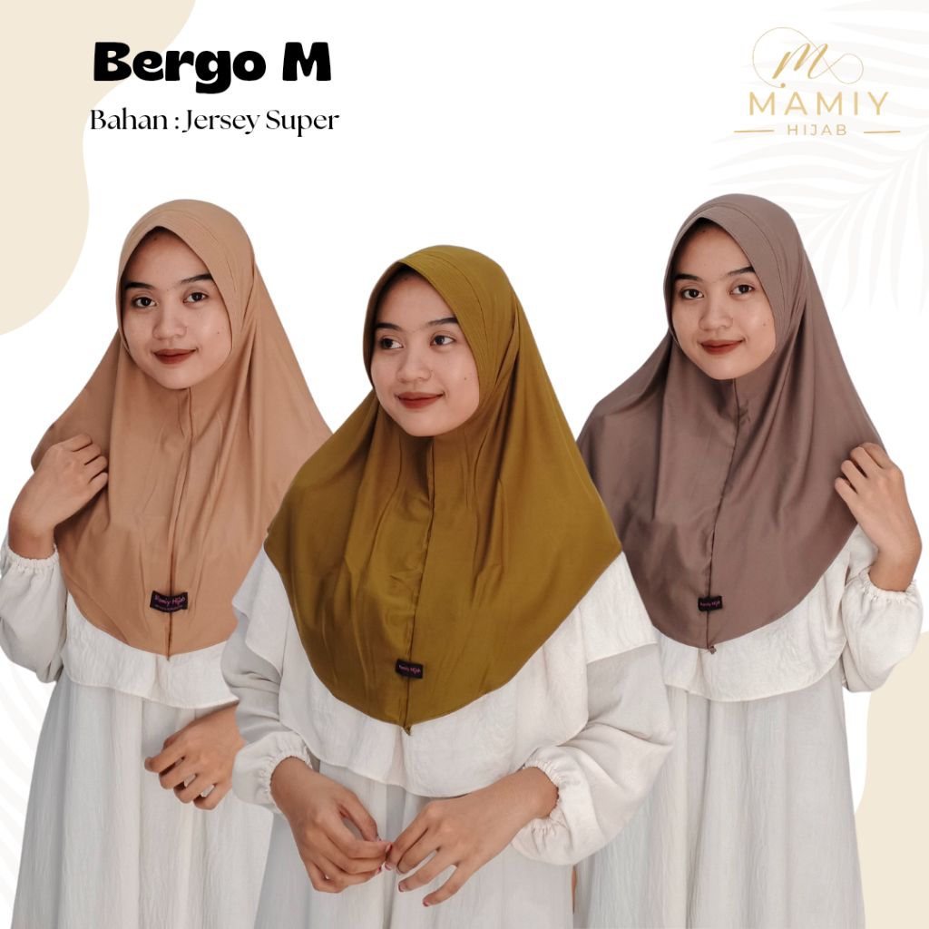 Bergo Hamidah ukuran M by mamiyhijab|| Daily Hijab Instan Kenan by mamiyhijab