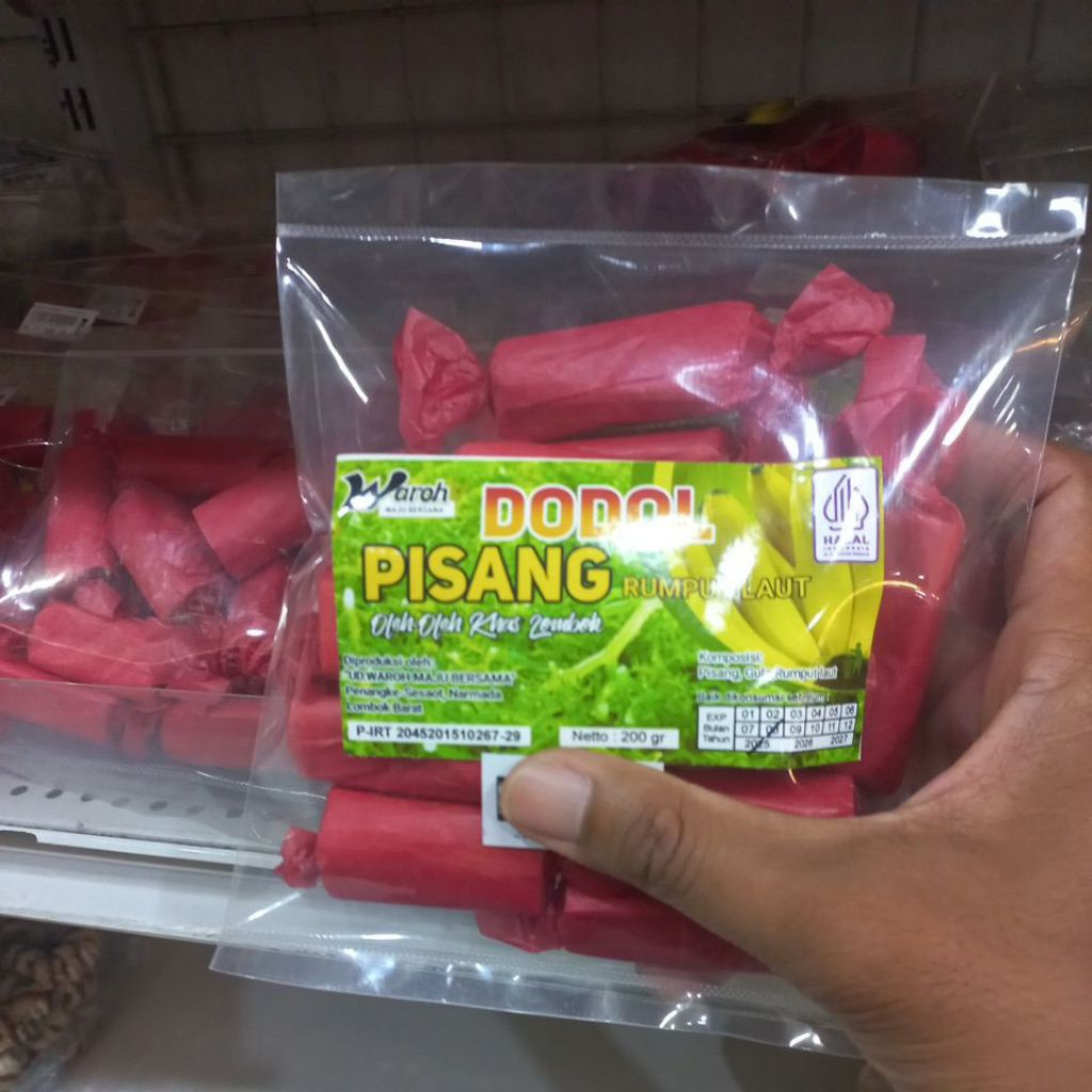 

Dodol Pisang waroh 200gr super besar