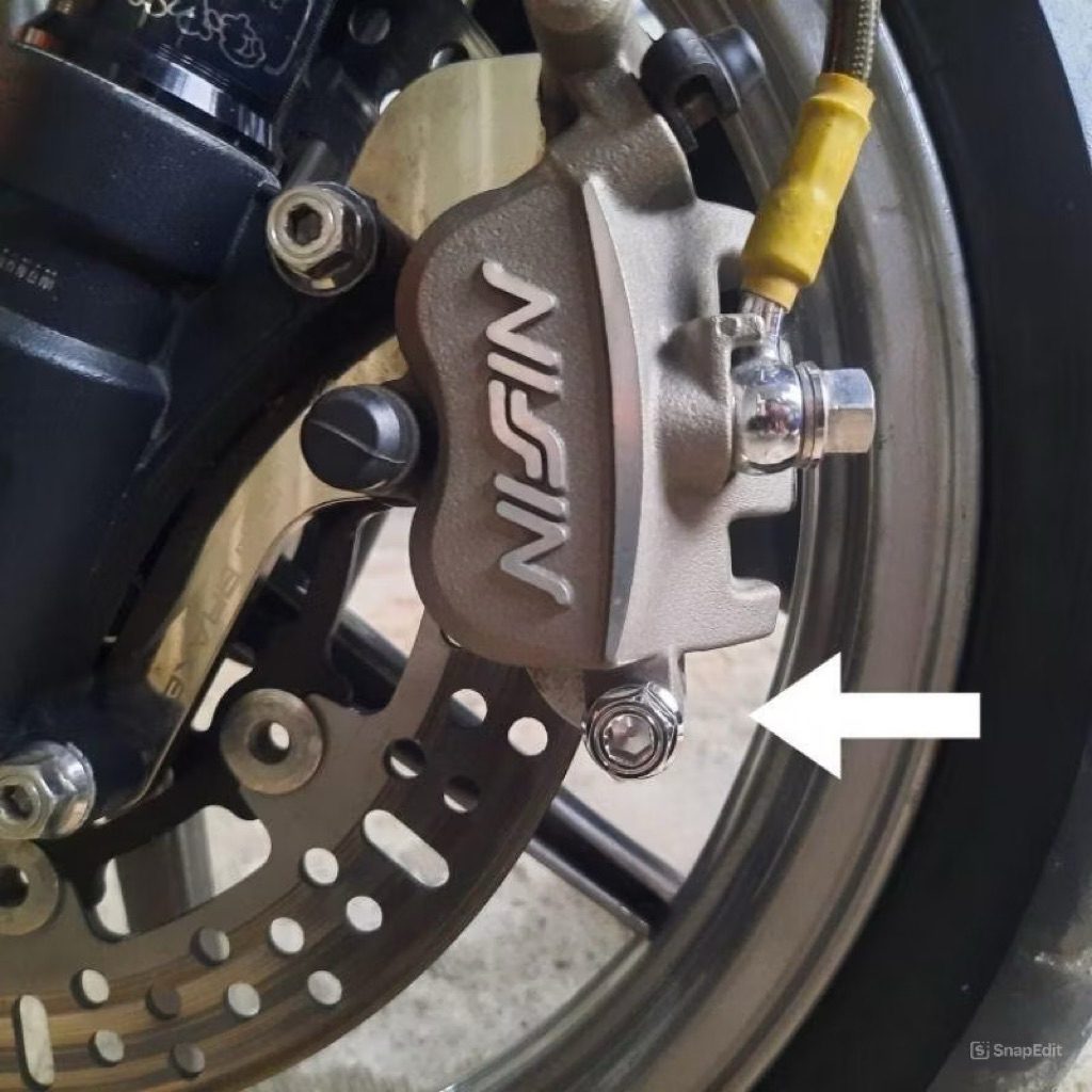 tojosan kampas kaliper nissin samurai dan kaliper standar honda steanlees original heng thailand