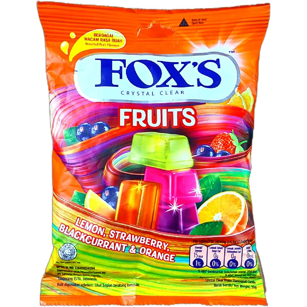 

FOX'S CANDY FRUITS PCK 90g
