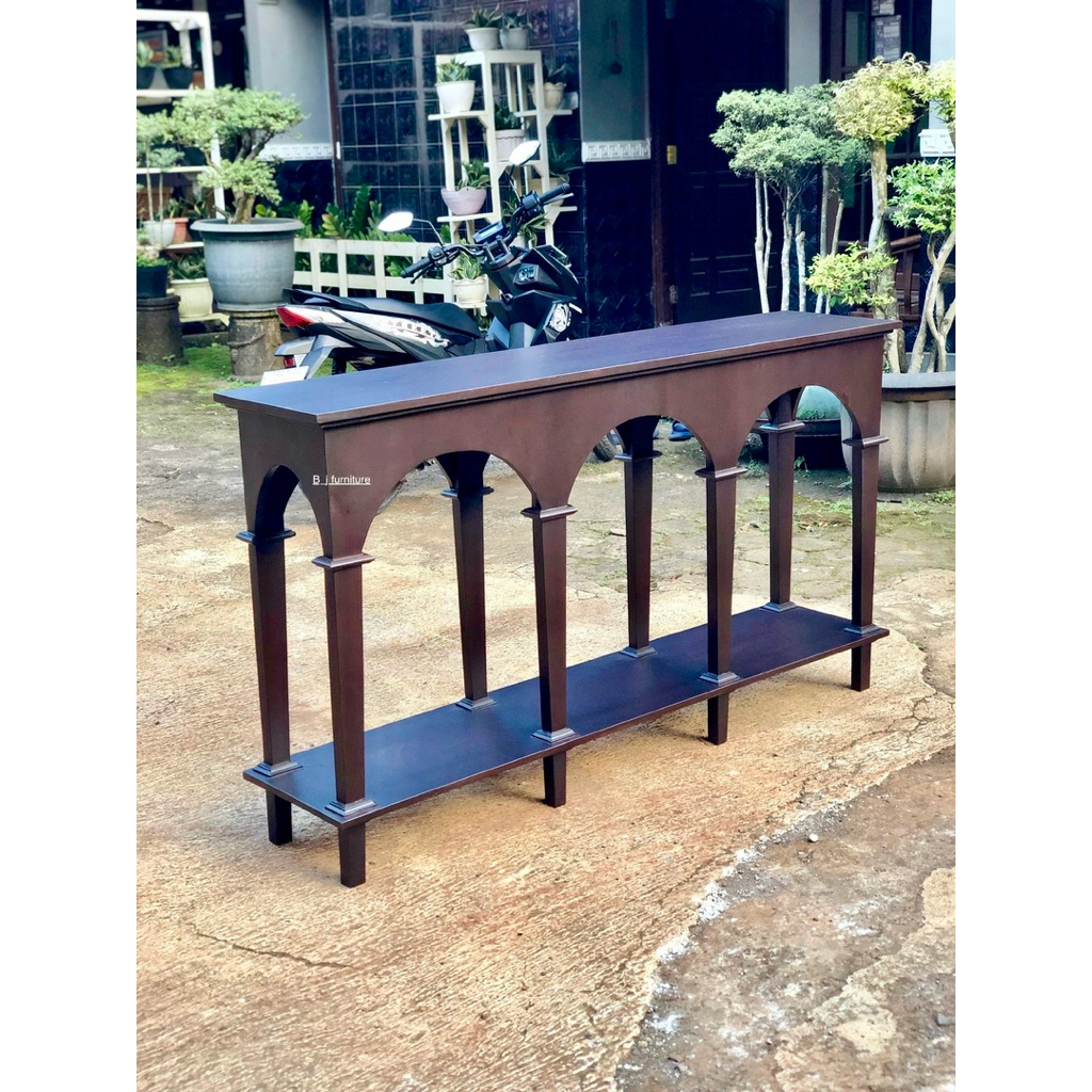 meja konsol/ meja aesthetic/ meja hias/ meja konsol minimalis/ meja hias ruang tamu/ meja kayu/ kayu