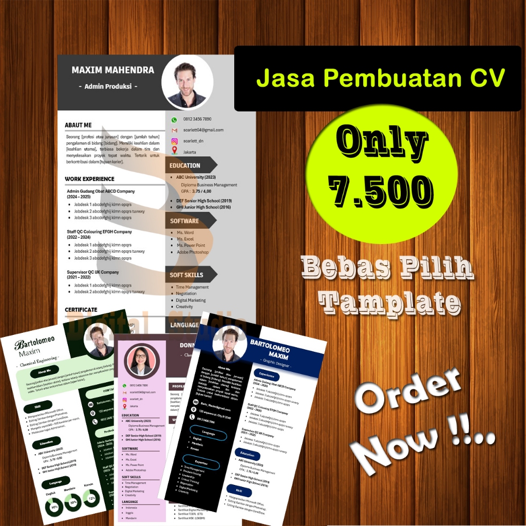 

Pembuatan CV dan Surat Lamaran Kerja | Menggabungkan Document | Ganti Background Foto
