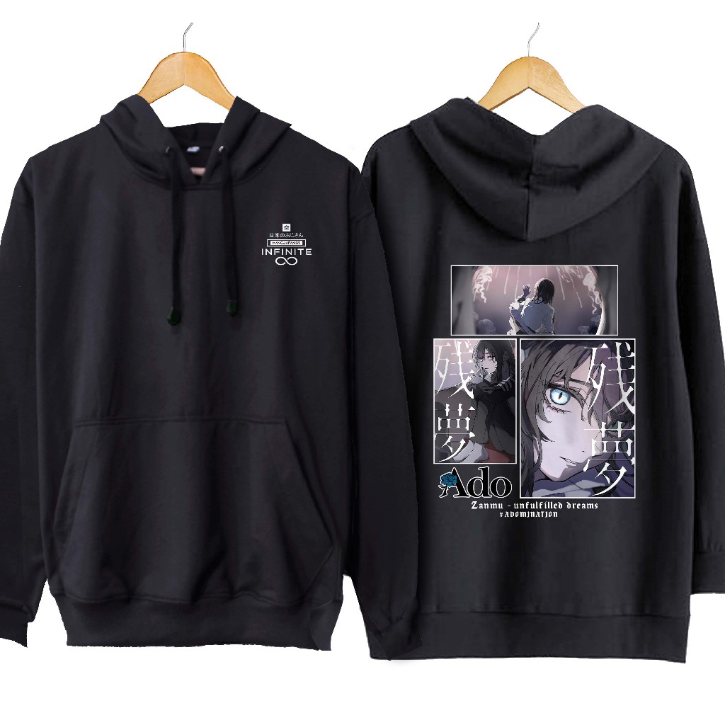Jaket hoodie jumper infiniteADO ZANMU-JAPAN MUSIC JPOPmaterial fleece