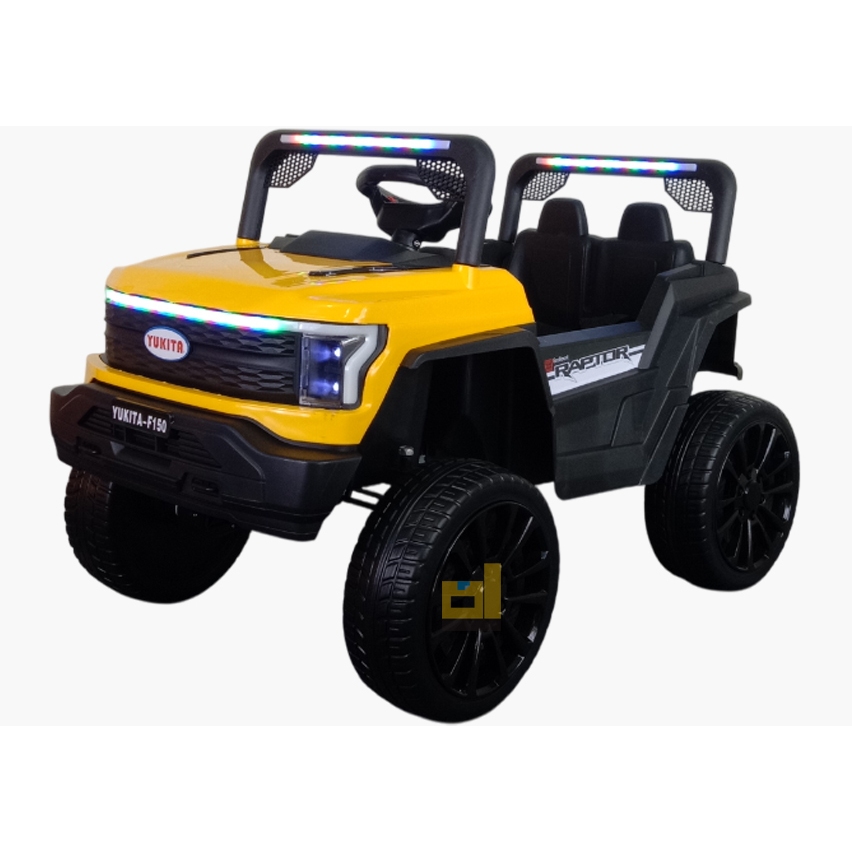 mobil aki yukita f-150 eva, kuning