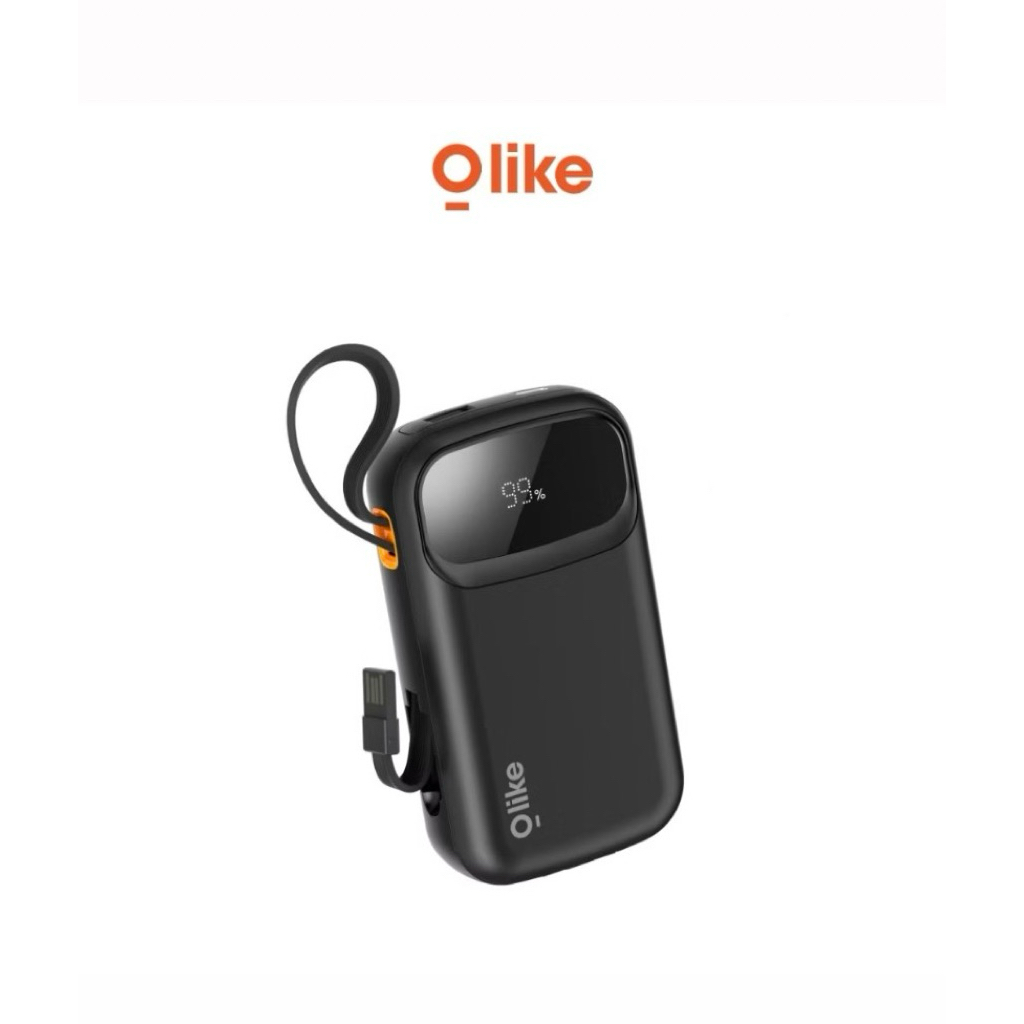 OLIKE P403 Powerbank 20000mAH Fast Charging Kabel Built-In