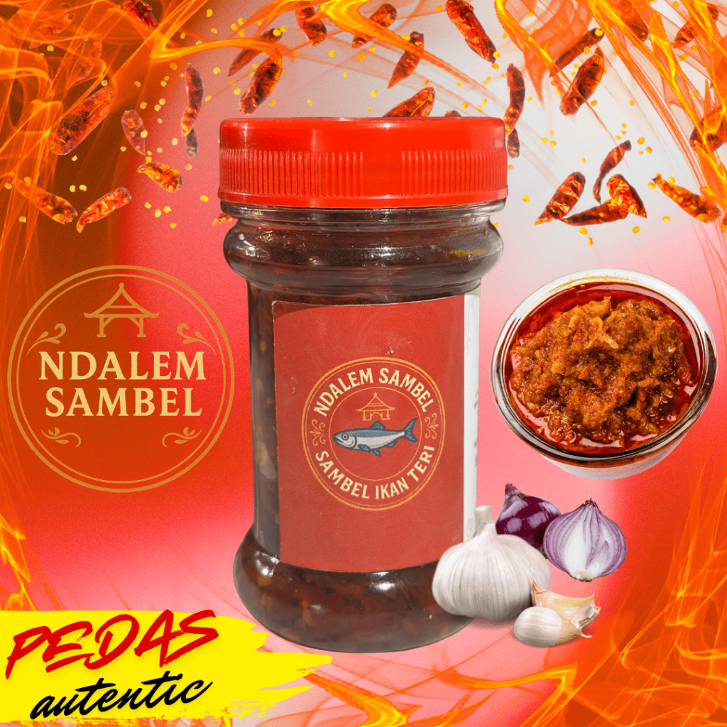

SAMBAL TERI by NDALEM SAMBEL Pedas Enak Berkualitas Premium Original