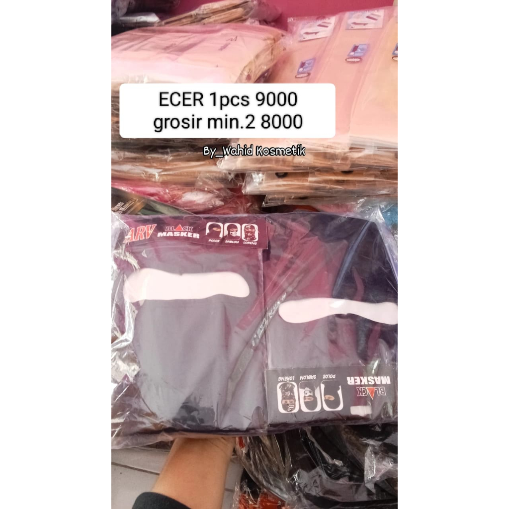 JUAL GROSIR MASKER NINJA/ BALACLAVA POLOS PRIA