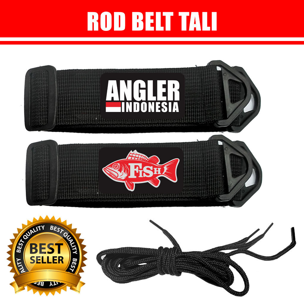 Slempang Joran Pancing Rod Belt Murah Random Tali Joran Alat Pancing Casting Ultra Light Fishing