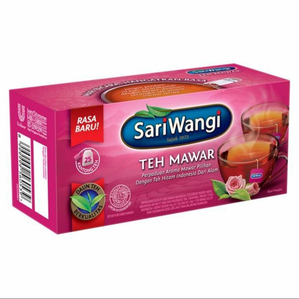 

Sariwangi Teh Celup Mawar 25 pcs