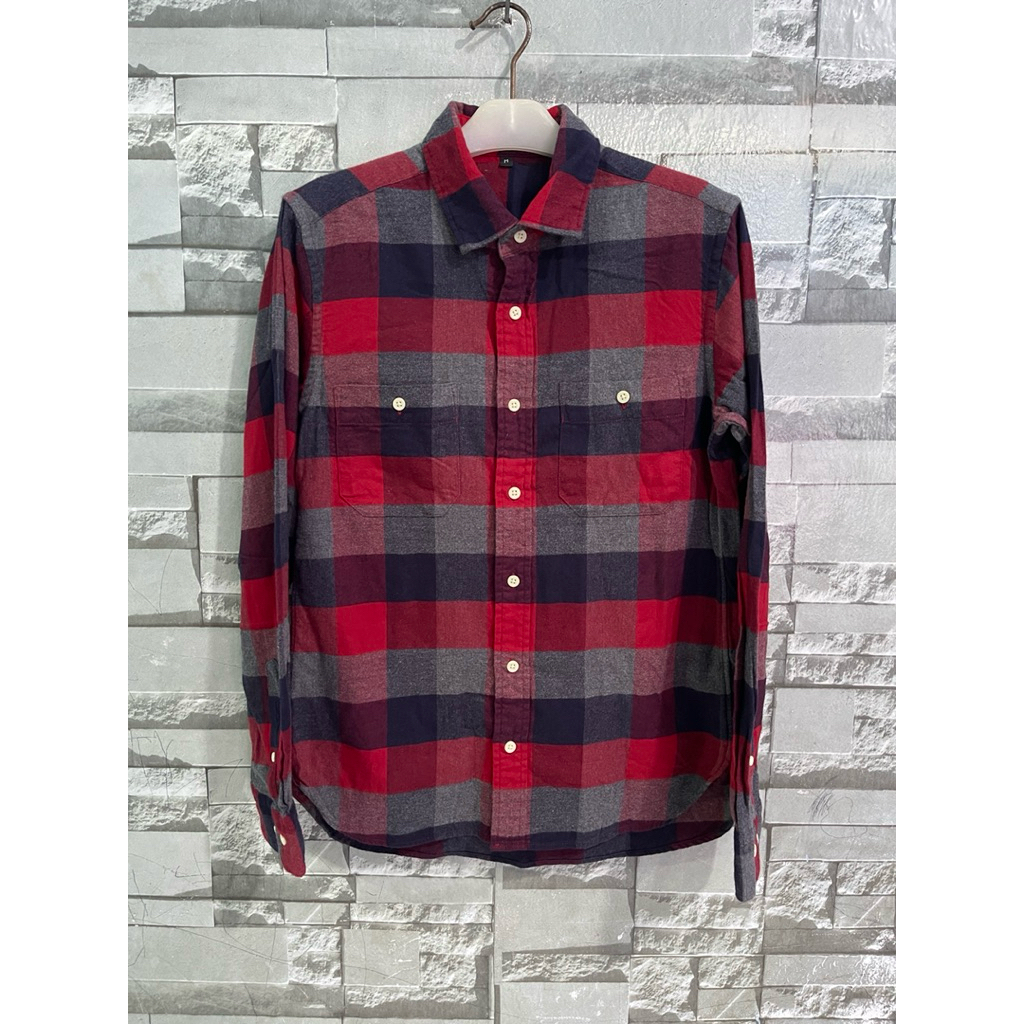 kemeja flanel second